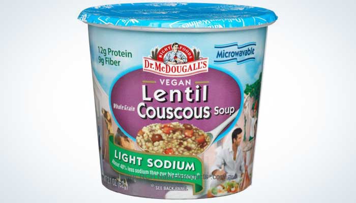 Dr McDougall Light Sodium Soup Lentil Couscous 60g ...